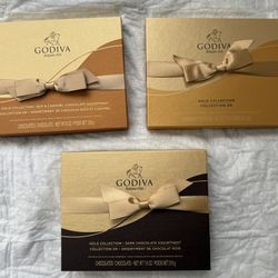 Godiva Dark Chocolate Boxes New 