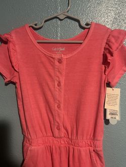 Girls Short Sleeve Jumpsuit 
