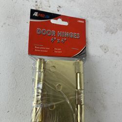 Door Hinges 4x4 Gold Brand New 2 Pack