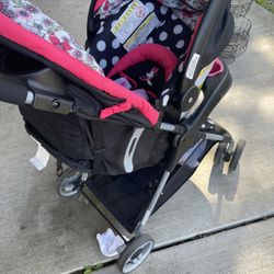 Baby stroller with car seat
