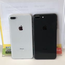 iPhone 8 Plus 64GB Unlocked Excellent Condition $249 Each 