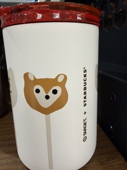 Starbucks x Target Cake Pop Stainless Steel Mug w/ Handle & Red Lid