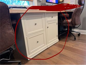 Pottery barn Logan desk drawers and office cabinet