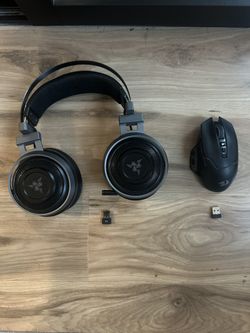 Wireless Headphones And Computer Mouse (OBO)