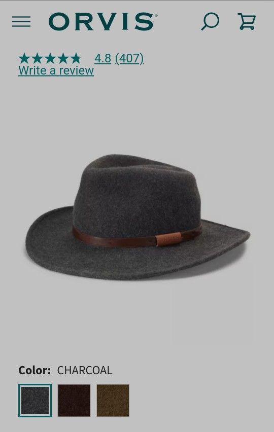 Orvis Heathered Felt Hat