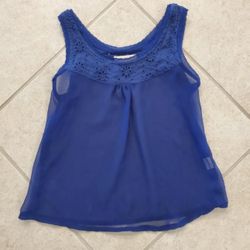 Girl's Rachel & Chloe Kids Shirt Size 10 Blue