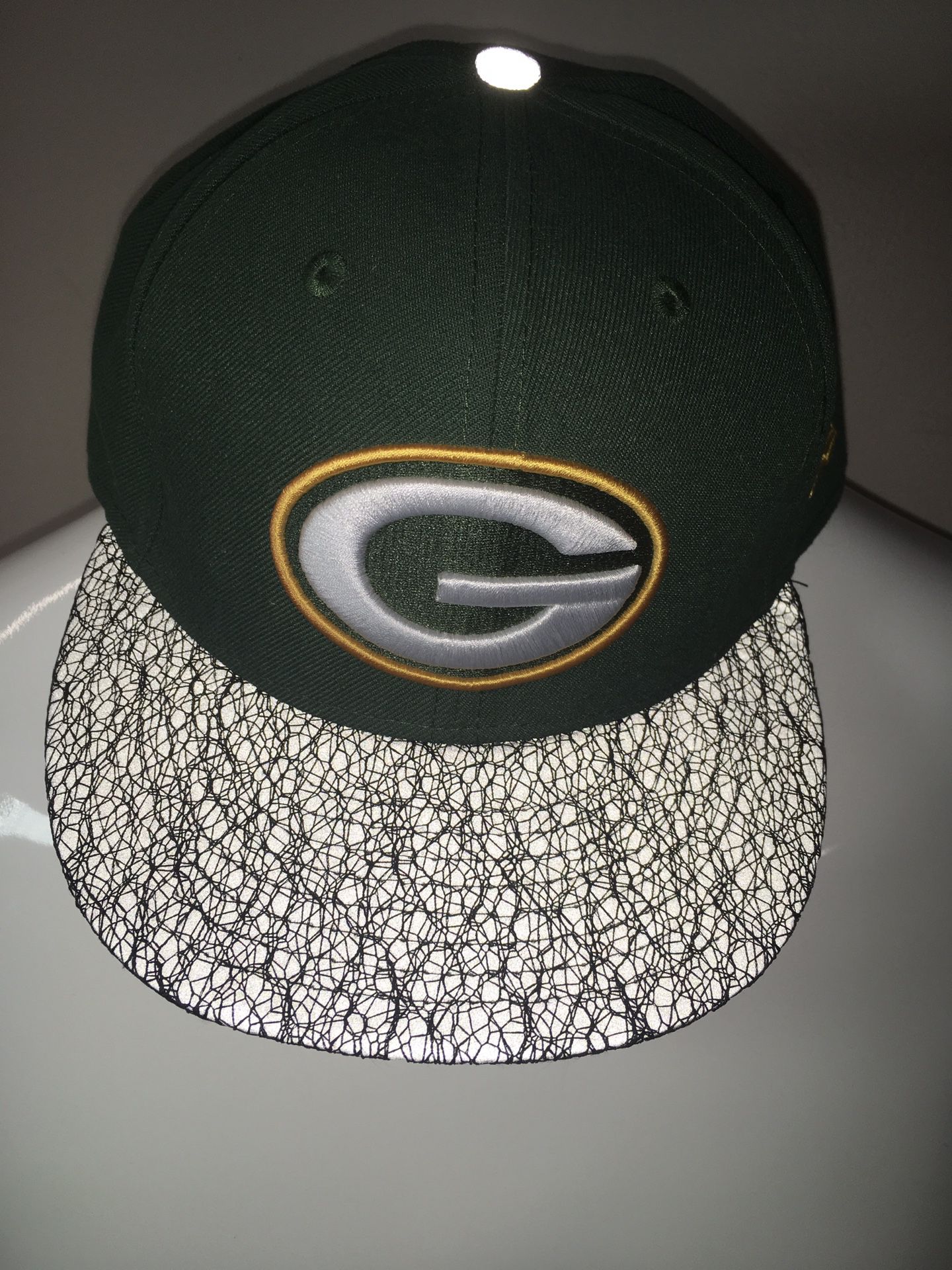 New Era 9Fifty Green Bay Packers Reflective Snapback Baseball Hat NEW Cap ( I have many Packers jerseys posted, please check ) Thank 