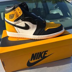 Men’s Size 13 Jordan 1 High Taxi’s DS