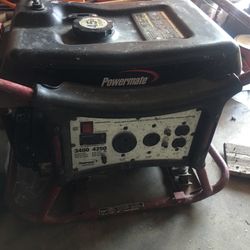 Powermate wx3400 portable generator