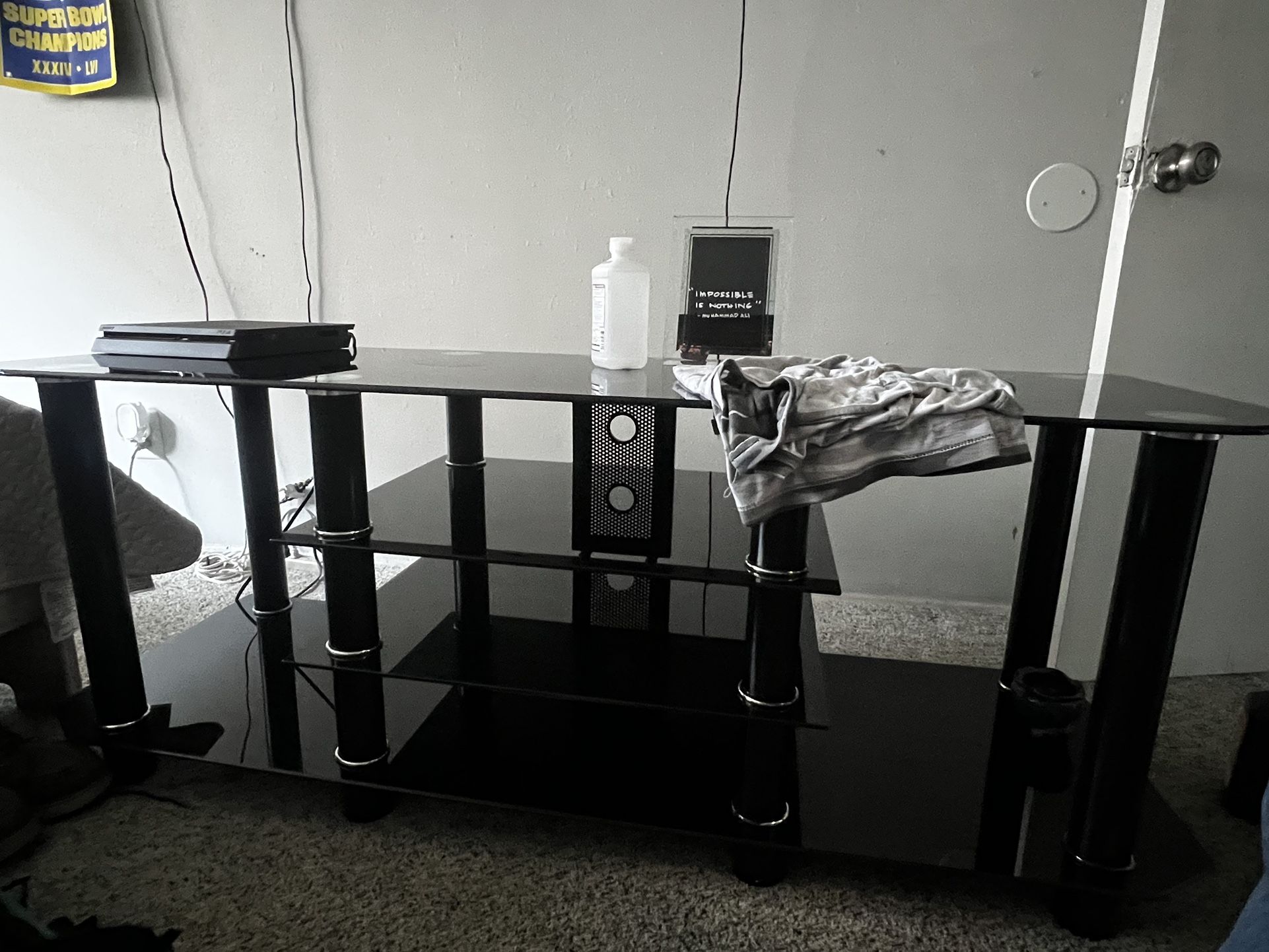 Glass Tv Stand 