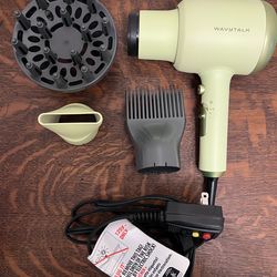 New Wavytalk Hair Dryer with Diffuser, Blown Away Ionic Hair Dryer