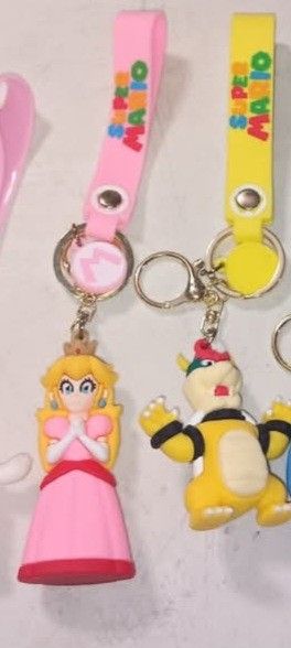 Mario - Princess & King Koopa Key Ring-chain
