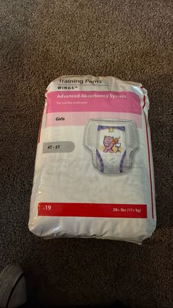 New Diaper/pull up- for girls 38+lbs $10each