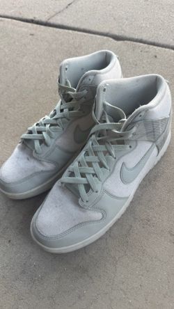 Nike Dunk SE High Mint Plaid