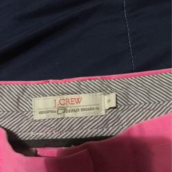 J Crew,pink Shorts, Size:2/ Banana Republic Orange Shorts Size 2