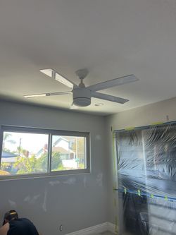 Indoor Ceiling Light And Fan 