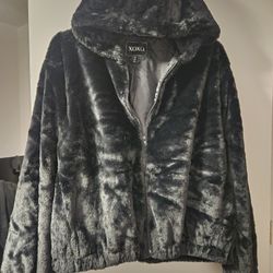 Faux Fur Zip Up