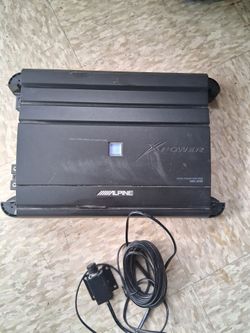 Amp Alpine MRX-M100 Comes With Knob And Cable