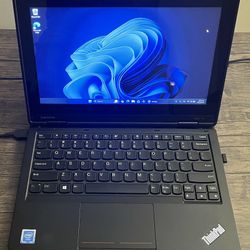 Lenovo Yoga 11e. 11.6” Touchscreen.Celeron 1.1 GHz. Quad Core. 120GB SSD. 4GB Ram Windows 11 Pro.