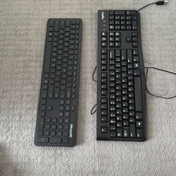 Wireless and Wired Keyboard