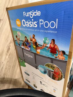 Oasis outdoor pool 15ftx48