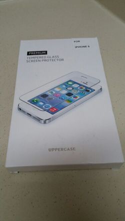 Temper Glass iPhone 6, Uppercase