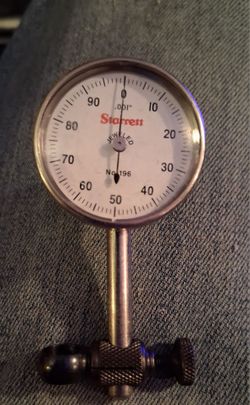 Starrett Universal Back Plunger Dial Indicator