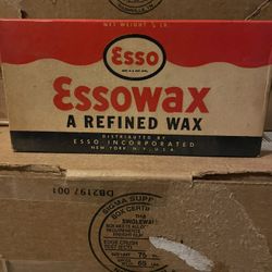 VTG Essowax Block Refined Wax Use in Laundry When You Boil Your Clothes Gotta C