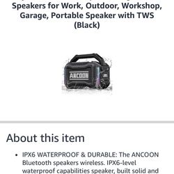 ANCOON Wireless Bluetooth Speaker 