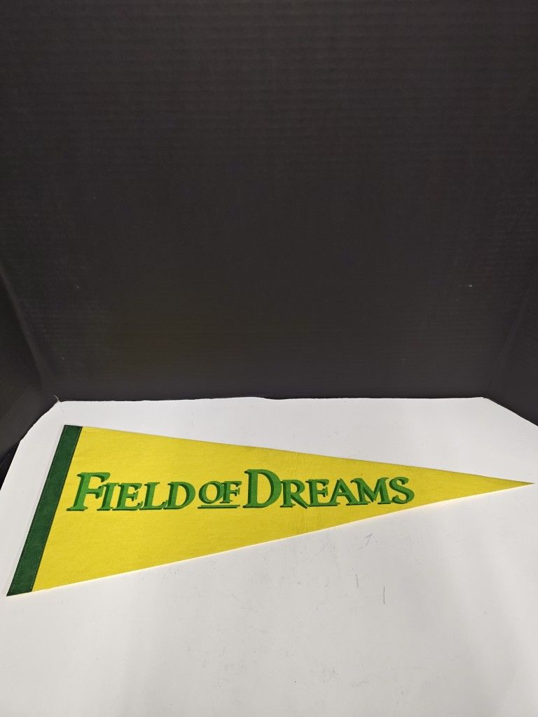 Vintage Field Of Dreams Movie Souvenir Felt Pennant Collectible Mancave Decor