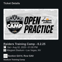 Raiders Training Camp