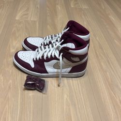 Maroon Nike Air Jordan 1s