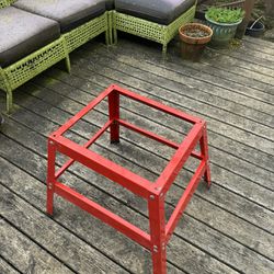 Red Table Saw Stand