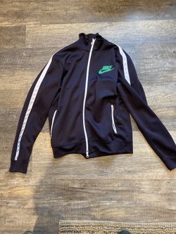 Nike track jacket purple large authentic