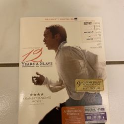 Like New 12 Years A Slave Blu Ray And Digital Copy For $10