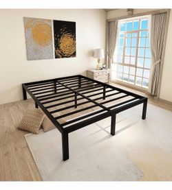 King size steel bed frame