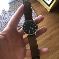 Leather Wrist Watch 