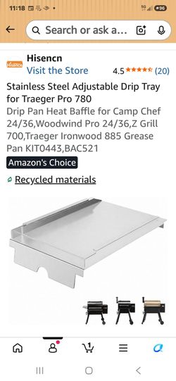 Traeger smoker Drip pan