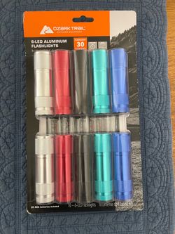Ozark Trail Aluminum Flashlights 10 pk New in Package