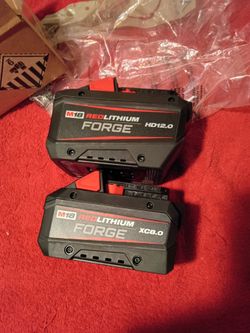 M18 MILWAUKEE FORGE batteryes $$310
