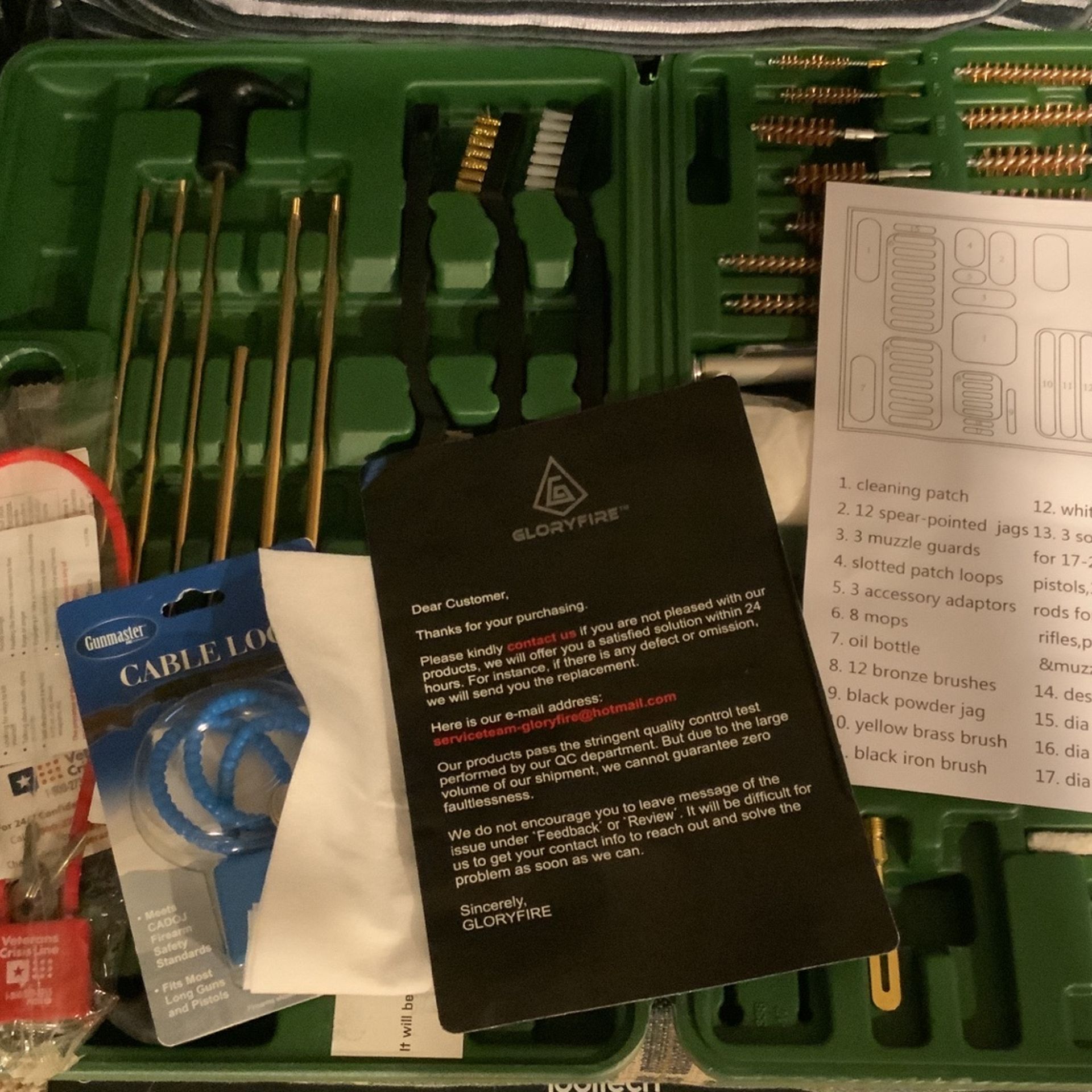 Locks And Cleaning Kit