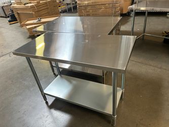 4ft table Heavy Duty Stainless Work Table NSF NORDSTEEL Brand New