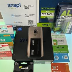**SAMSUNG CERTIFIED** Samsung Galaxy S9+ - 64 GB Sunrise Gold - Factory Unlocked 