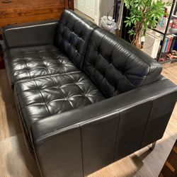 IKEA Leather Sofa