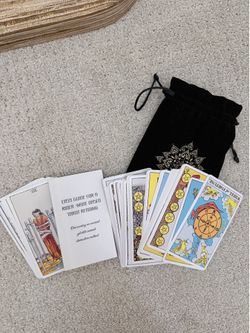 Tarot Cards Deck With instructions and pouch