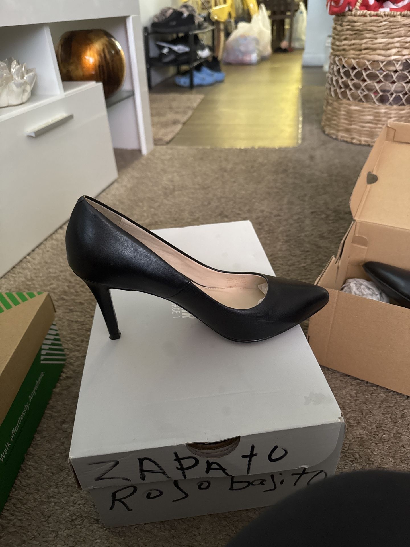 Black Stiletto Heels