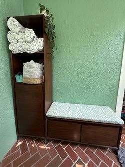 West Elm Nolan Entryway Set (Dark Walnut)