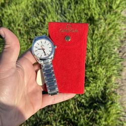 Omega Seamaster Aqua Terra White Men’s Automatic Watch 41mm