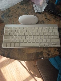 Apple key board and mouse