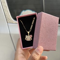 Bling Hello Kitty Necklace 